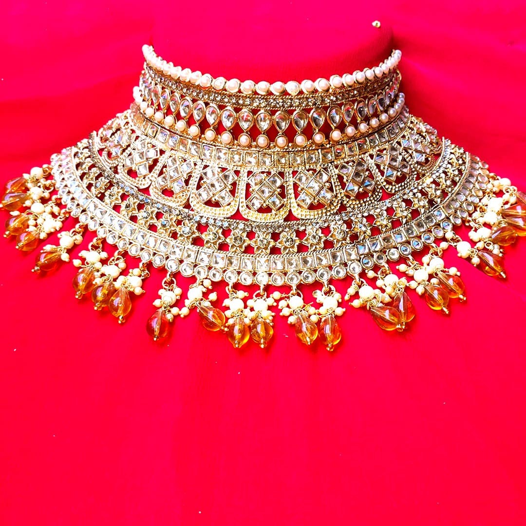 Golden Jodhpuri Bridal Set