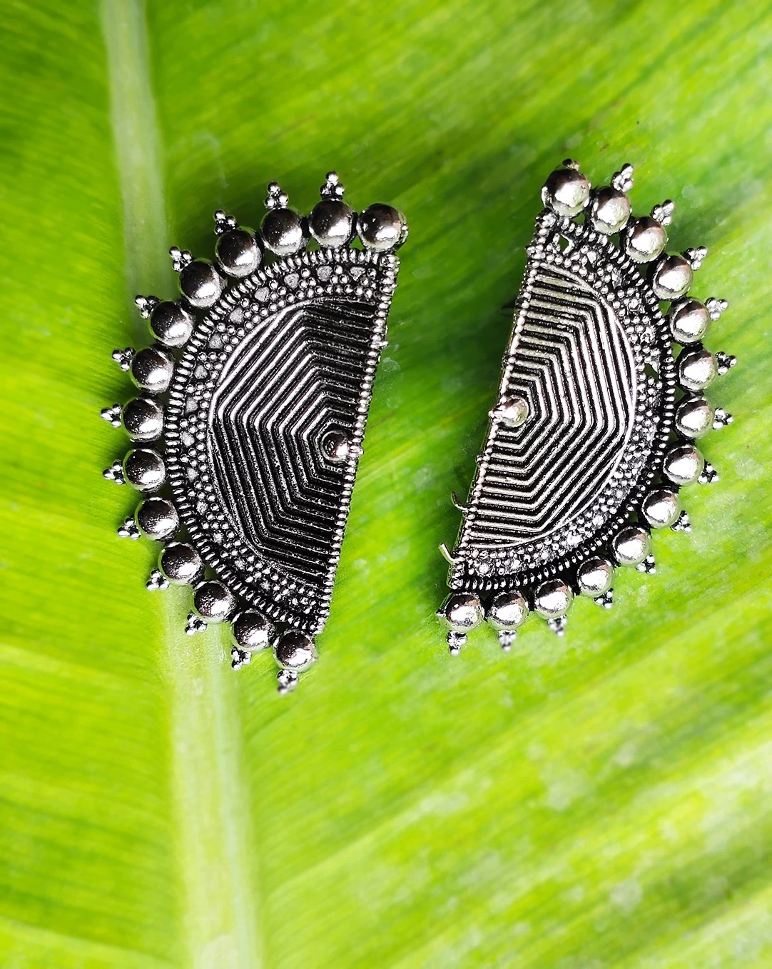 Boho Half Cut Earring Top