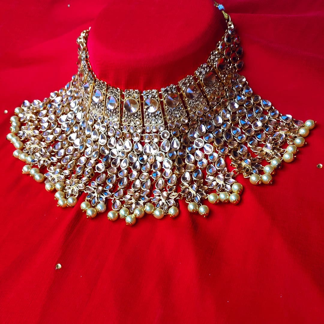 Kundan studded Pink Bridal