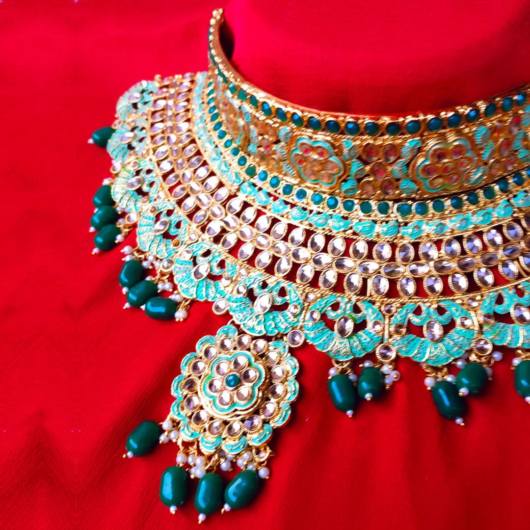 Marwadi Style Bridal Set Greeb